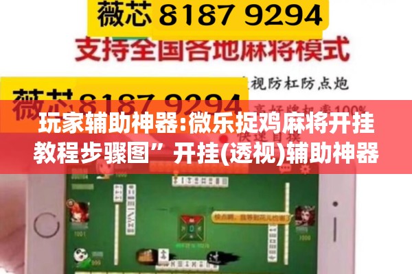 玩家辅助神器:微乐捉鸡麻将开挂教程步骤图”开挂(透视)辅助神器