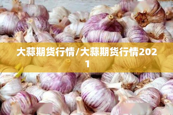 大蒜期货行情/大蒜期货行情2021