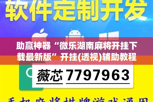 助赢神器“微乐湖南麻将开挂下载最新版	”开挂(透视)辅助教程