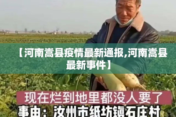 【河南嵩县疫情最新通报,河南嵩县最新事件】 【河南嵩县疫情最新通报,河南嵩县最新事件】