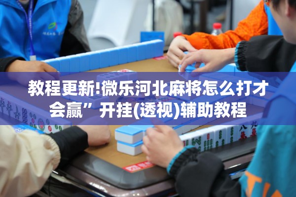 教程更新!微乐河北麻将怎么打才会赢	”开挂(透视)辅助教程