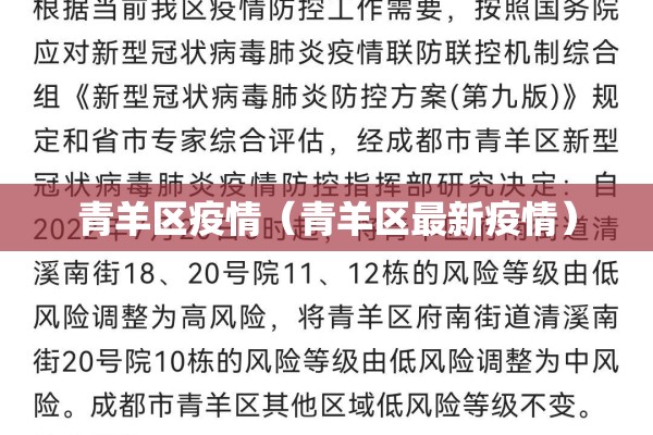 青羊区疫情（青羊区最新疫情）