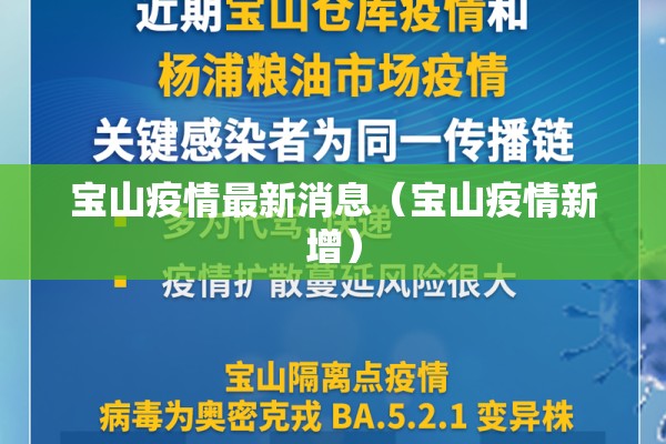 宝山疫情最新消息（宝山疫情新增）