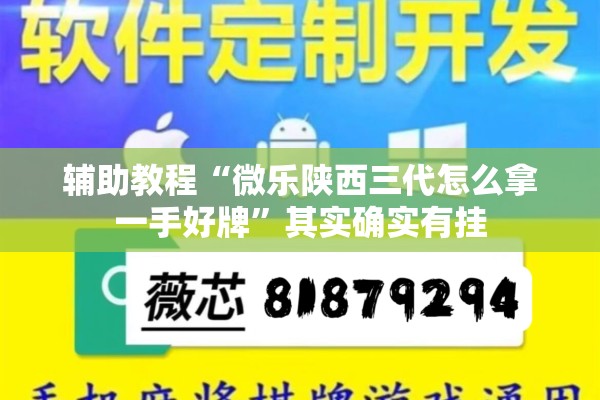 辅助教程“微乐陕西三代怎么拿一手好牌”其实确实有挂
