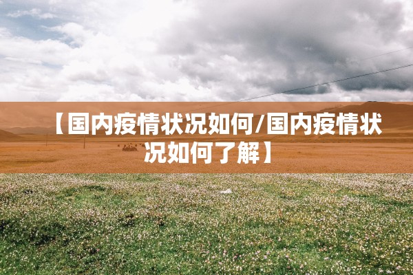 【国内疫情状况如何/国内疫情状况如何了解】