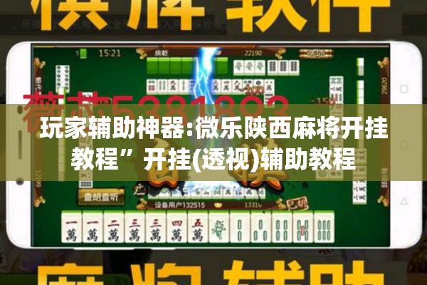 玩家辅助神器:微乐陕西麻将开挂教程	”开挂(透视)辅助教程