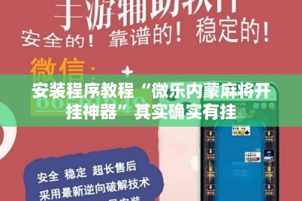 安装程序教程“微乐内蒙麻将开挂神器”其实确实有挂