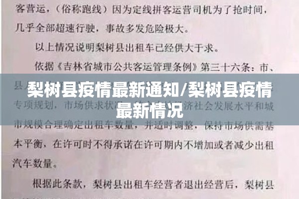 梨树县疫情最新通知/梨树县疫情最新情况