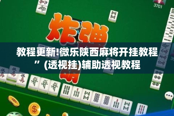 教程更新!微乐陕西麻将开挂教程	”(透视挂)辅助透视教程
