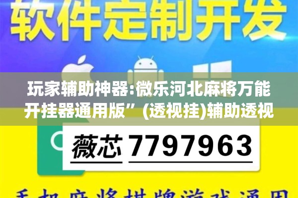 玩家辅助神器:微乐河北麻将万能开挂器通用版	”(透视挂)辅助透视教程