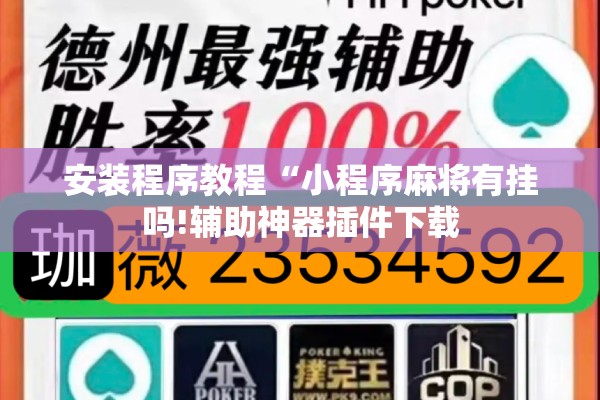 安装程序教程“小程序麻将有挂吗!辅助神器插件下载