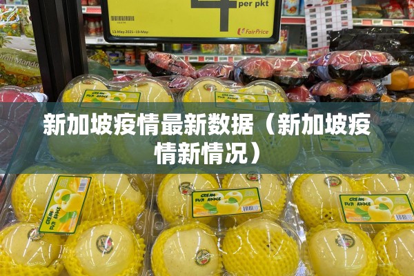 新加坡疫情最新数据(新加坡疫情新情况) 新加坡疫情最新数据(新加坡疫情新情况)