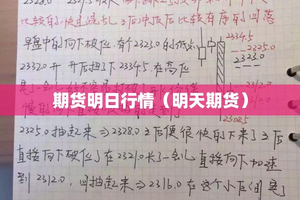 期货明日行情(明天期货) 期货明日行情(明天期货)