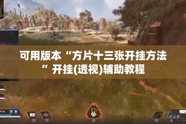 可用版本“方片十三张开挂方法”开挂(透视)辅助教程