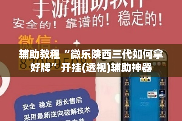 辅助教程“微乐陕西三代如何拿好牌”开挂(透视)辅助神器