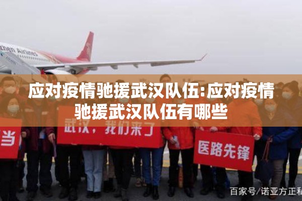 应对疫情驰援武汉队伍:应对疫情驰援武汉队伍有哪些