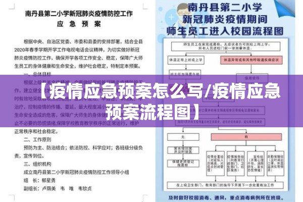【疫情应急预案怎么写/疫情应急预案流程图】