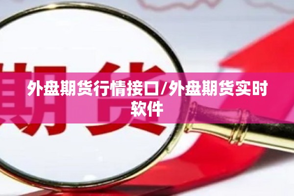 外盘期货行情接口/外盘期货实时软件