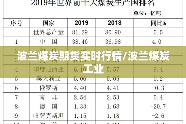 波兰煤炭期货实时行情/波兰煤炭工业
