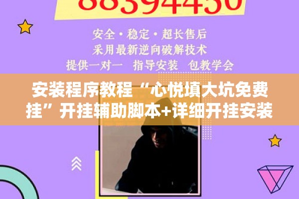 安装程序教程“心悦填大坑免费挂”开挂辅助脚本+详细开挂安装教程