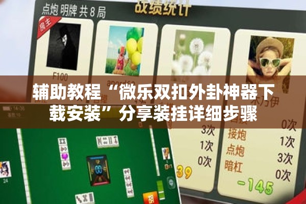 辅助教程“微乐双扣外卦神器下载安装	”分享装挂详细步骤