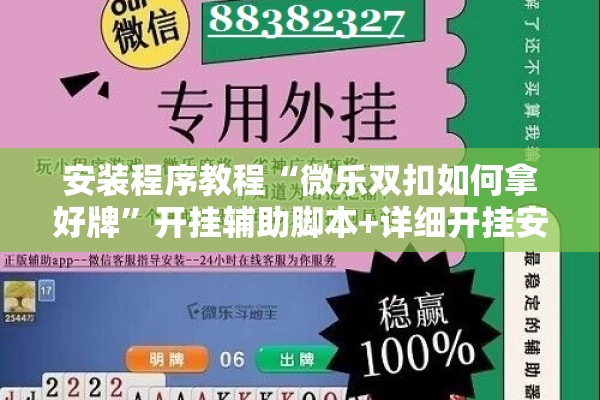 安装程序教程“微乐双扣如何拿好牌	”开挂辅助脚本+详细开挂安装教程