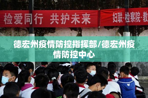 德宏州疫情防控指挥部/德宏州疫情防控中心 德宏州疫情防控指挥部/德宏州疫情防控中心