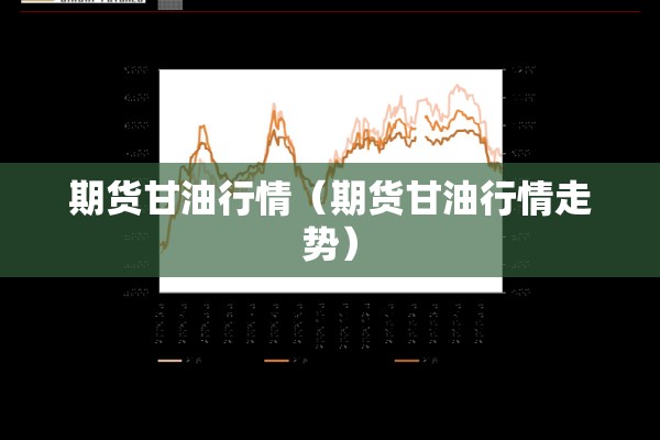 期货甘油行情（期货甘油行情走势）