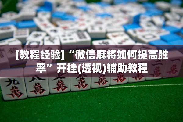 [教程经验]“微信麻将如何提高胜率”开挂(透视)辅助教程