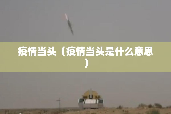 疫情当头（疫情当头是什么意思）