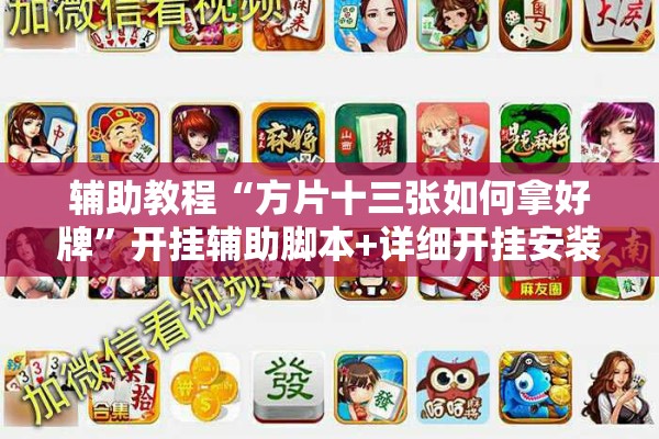 辅助教程“方片十三张如何拿好牌	”开挂辅助脚本+详细开挂安装教程