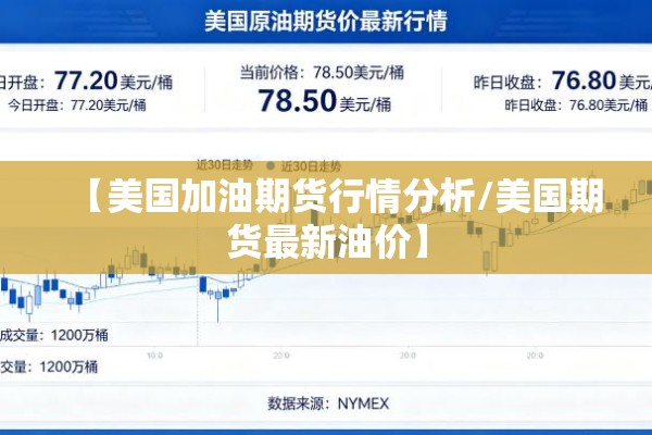【美国加油期货行情分析/美国期货最新油价】