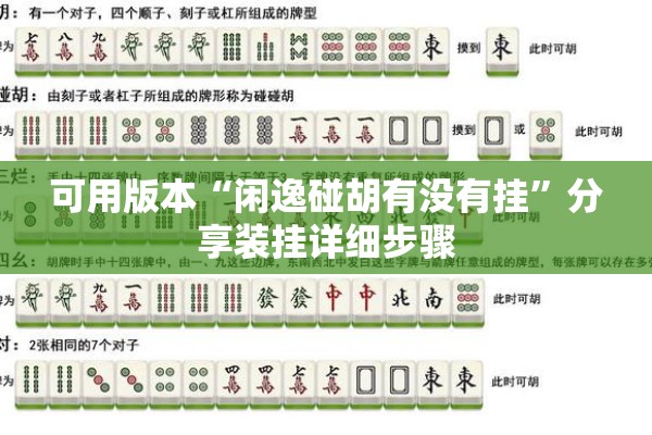 可用版本“闲逸碰胡有没有挂”分享装挂详细步骤