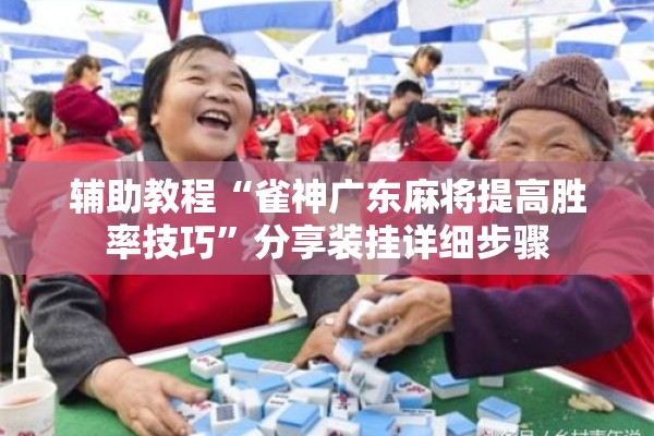 辅助教程“雀神广东麻将提高胜率技巧”分享装挂详细步骤