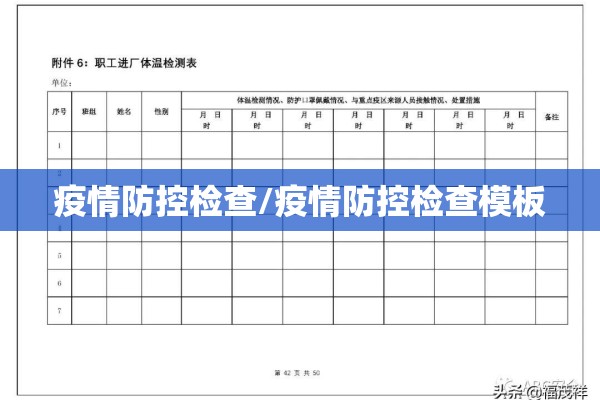 疫情防控检查/疫情防控检查模板 疫情防控检查/疫情防控检查模板