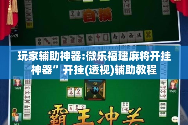 玩家辅助神器:微乐福建麻将开挂神器”开挂(透视)辅助教程