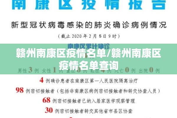 赣州南康区疫情名单/赣州南康区疫情名单查询