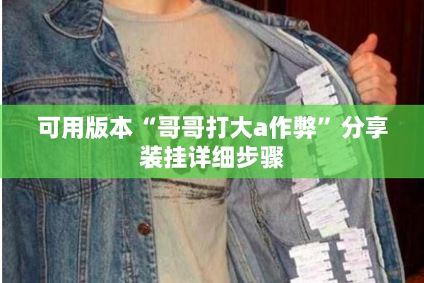 可用版本“哥哥打大a作弊	”分享装挂详细步骤