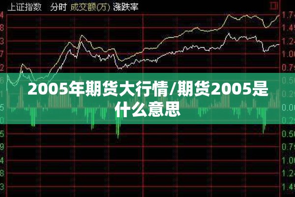 2005年期货大行情/期货2005是什么意思 2005年期货大行情/期货2005是什么意思