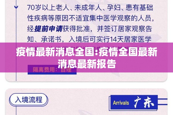 疫情最新消息全国:疫情全国最新消息最新报告 疫情最新消息全国:疫情全国最新消息最新报告