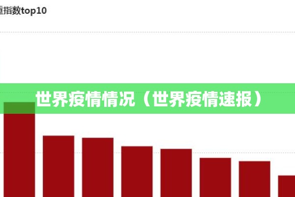 世界疫情情况（世界疫情速报）