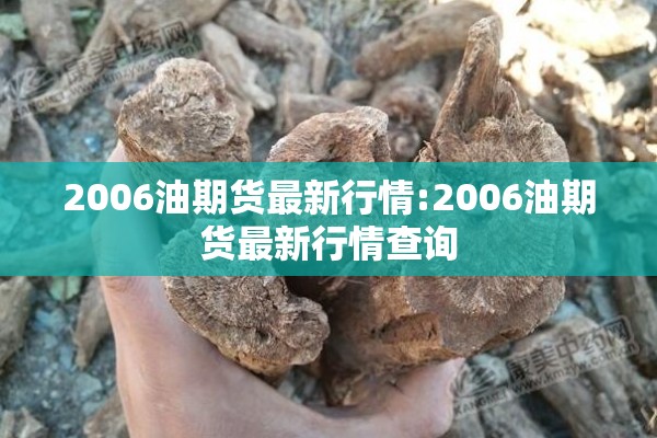 2006油期货最新行情:2006油期货最新行情查询