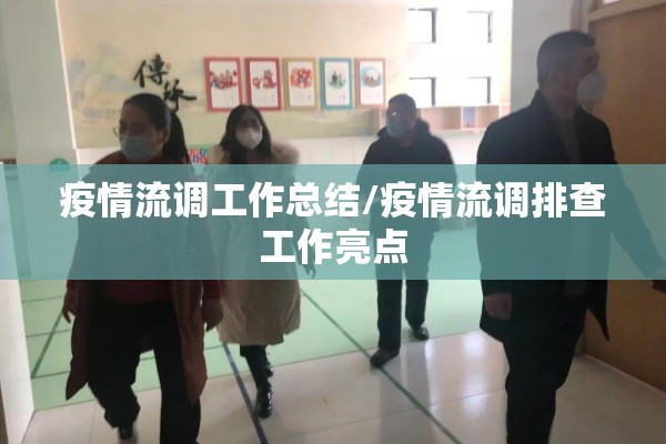 疫情流调工作总结/疫情流调排查工作亮点