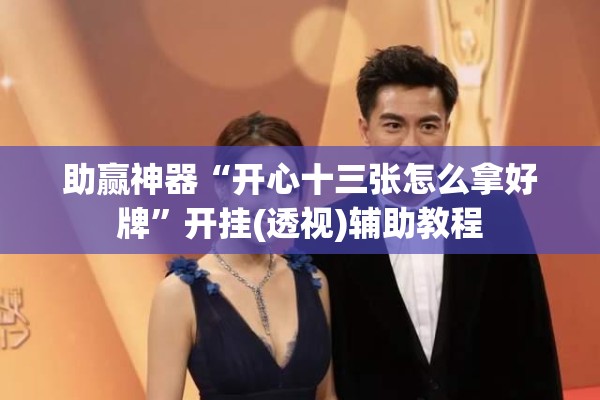 助赢神器“开心十三张怎么拿好牌	”开挂(透视)辅助教程