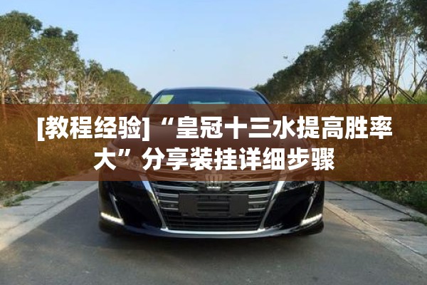 [教程经验]“皇冠十三水提高胜率大	”分享装挂详细步骤