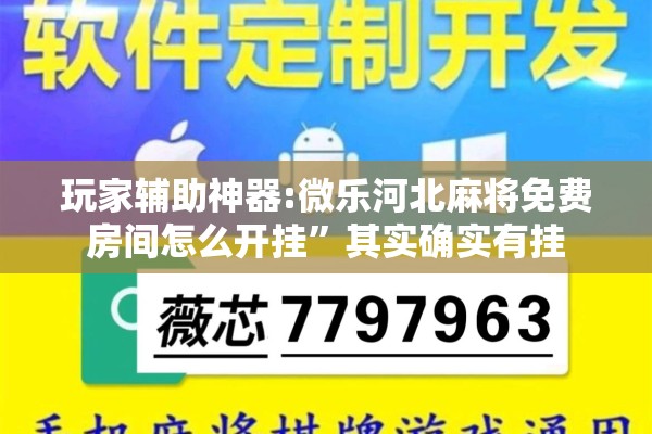 玩家辅助神器:微乐河北麻将免费房间怎么开挂”其实确实有挂