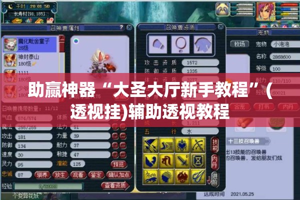 助赢神器“大圣大厅新手教程”(透视挂)辅助透视教程