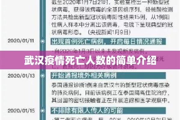 武汉疫情死亡人数的简单介绍 武汉疫情死亡人数的简单介绍