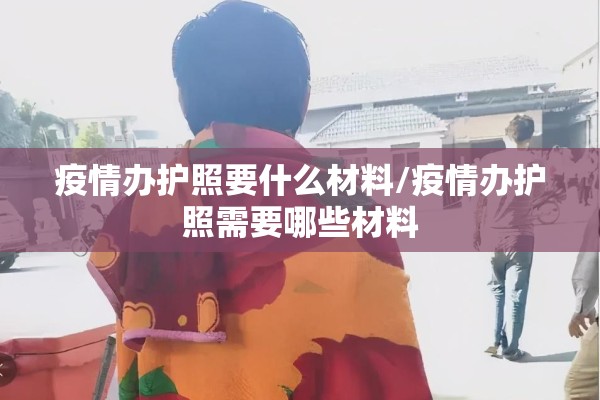疫情办护照要什么材料/疫情办护照需要哪些材料