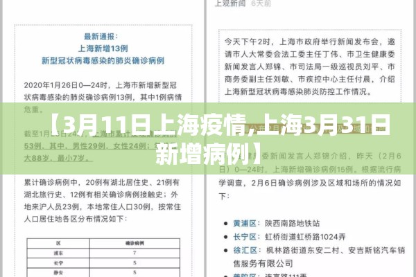 【3月11日上海疫情,上海3月31日新增病例】 【3月11日上海疫情,上海3月31日新增病例】